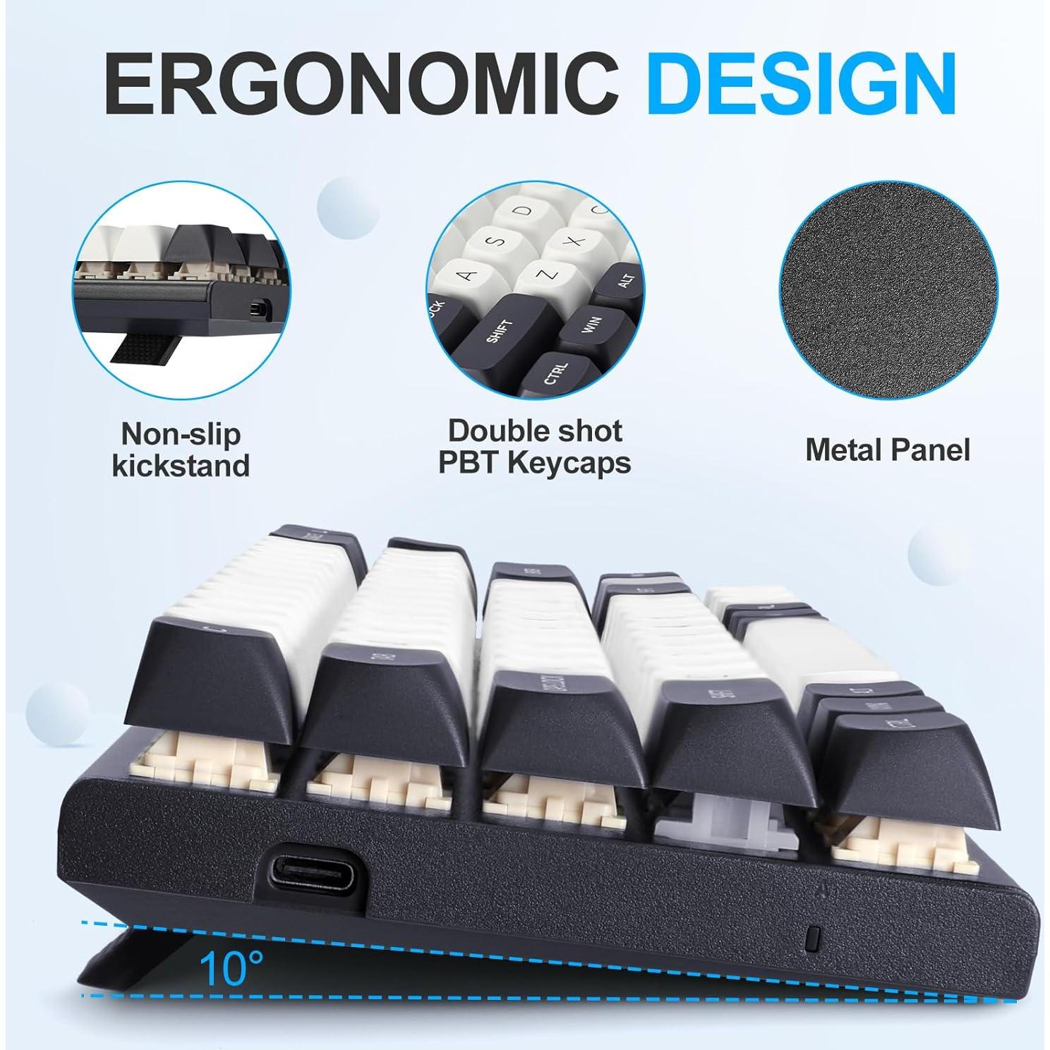 Teclado Mecánico Redragon K701 60% RGB Ajustable