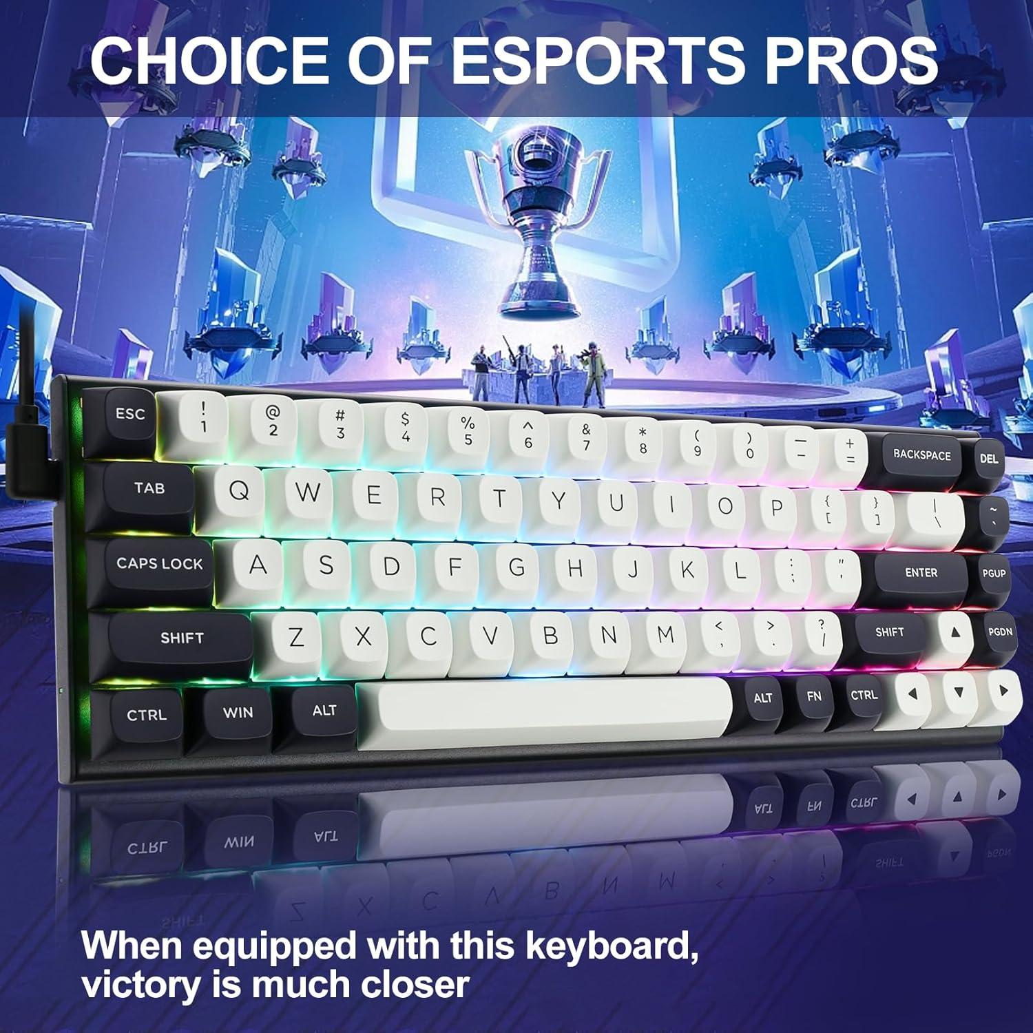 Teclado Mecánico Redragon K701 60% RGB Ajustable