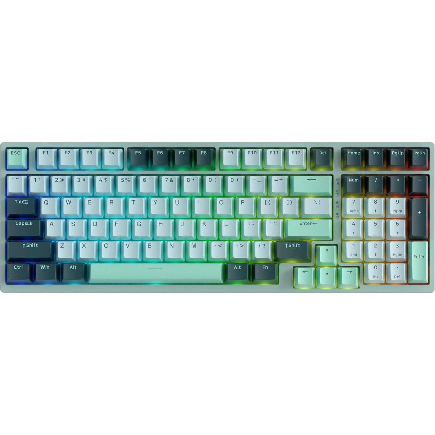 Teclado Mecánico Inalámbrico LTC Nimbleback NB981 RGB 98 Teclas