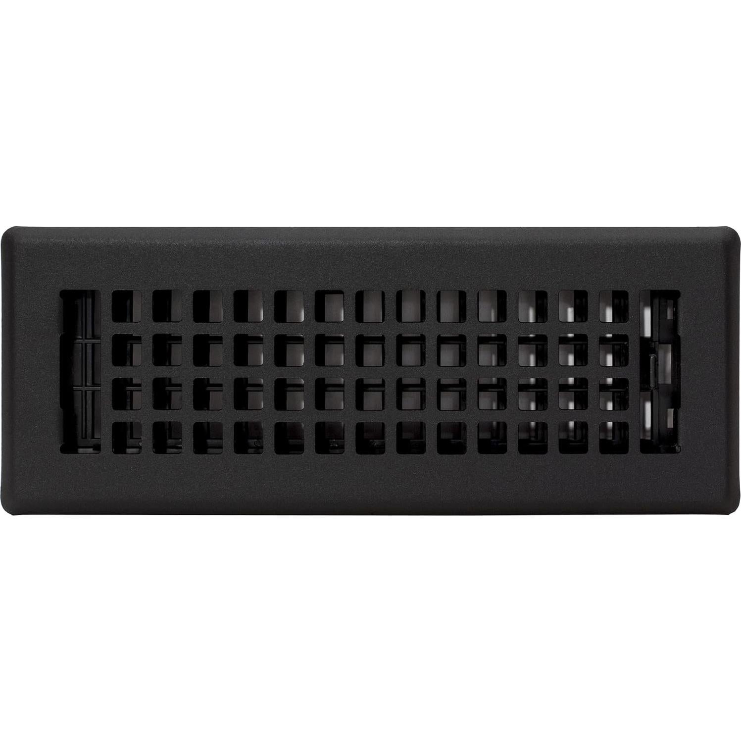 Rejilla de Piso Decor Grates LTH310-BLK, 29x11 cm, Negra, Acero