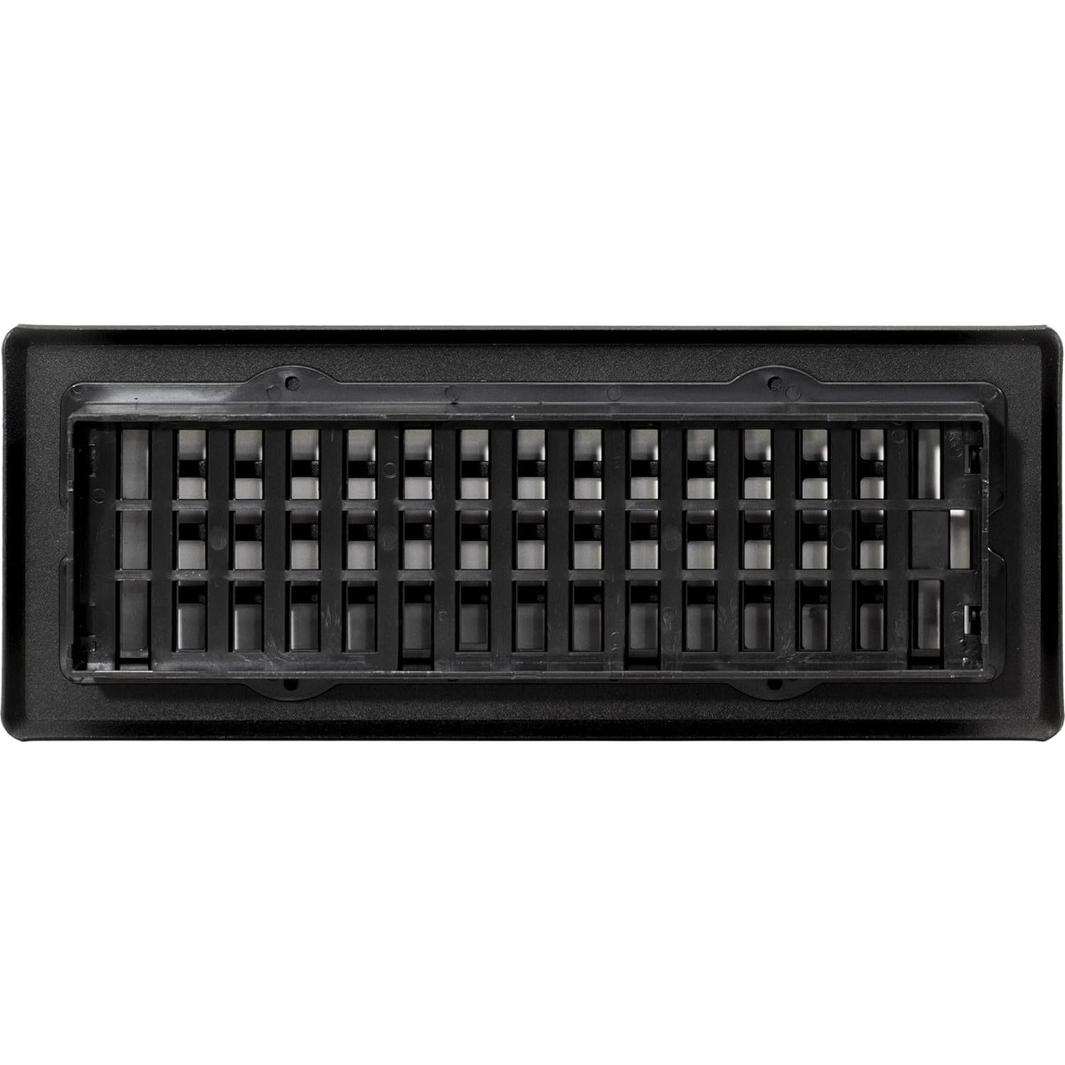 Rejilla de Piso Decor Grates LTH310-BLK, 29x11 cm, Negra, Acero