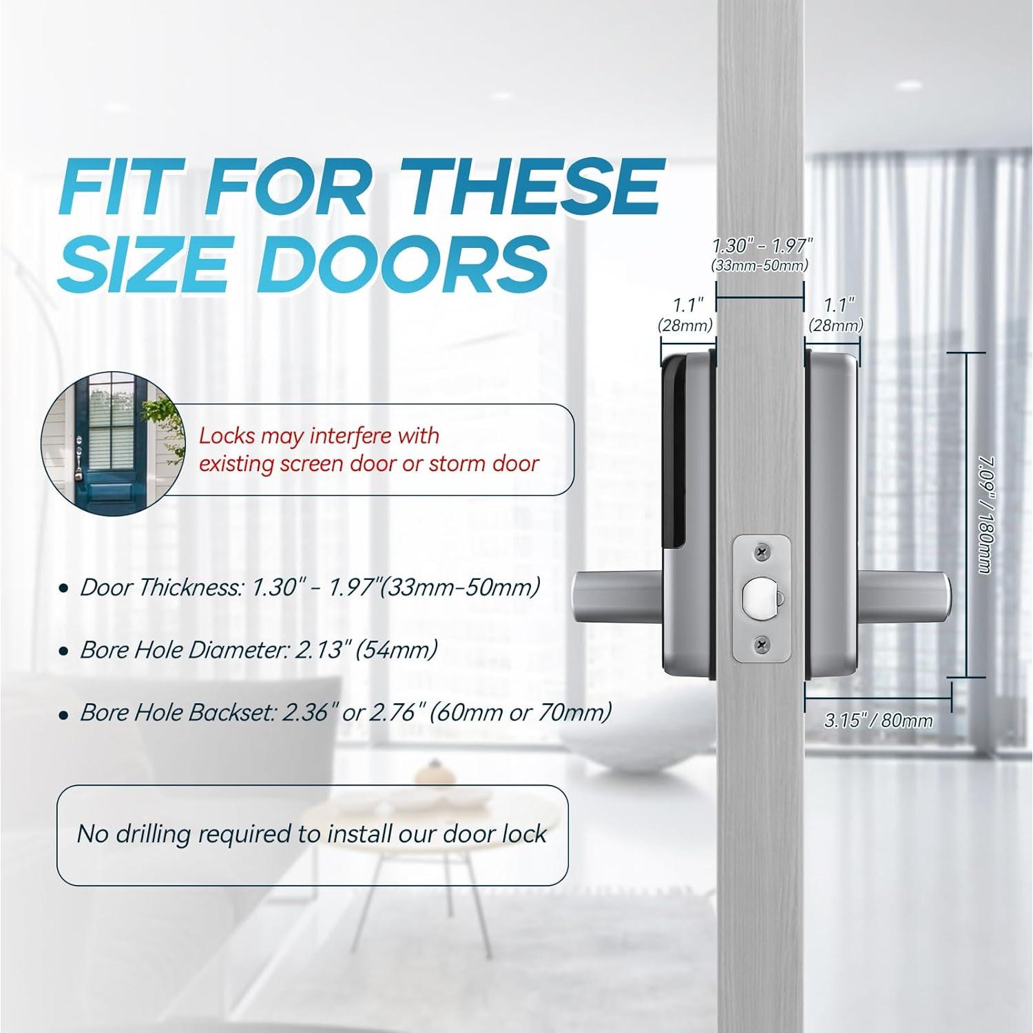 Cerradura Inteligente OLUMAT B22 con Huella Dactilar y Teclado