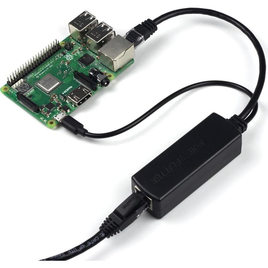 UCTRONICS PoE Splitter Gigabit 5V Micro USB para Raspberry Pi