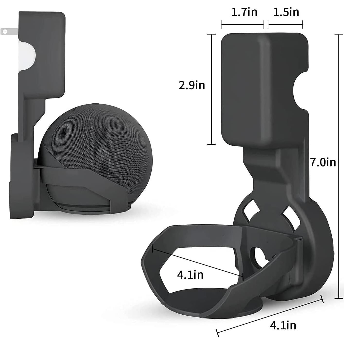 Soporte Pared para Echo Dot 4ta/5ta Gen - Negro