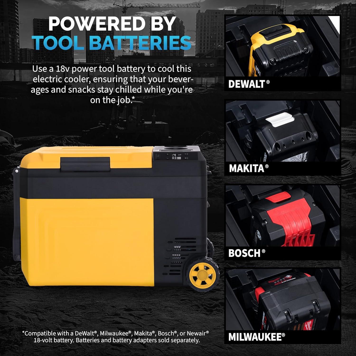 Enfriador Eléctrico Portátil Newair 25 Qt Amarillo 23.66L