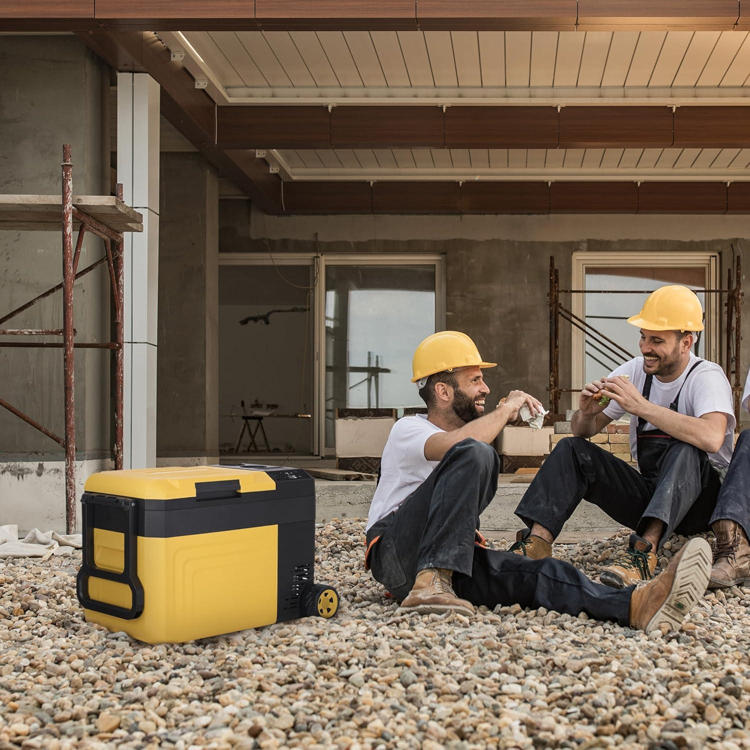 Enfriador Eléctrico Portátil Newair 25 Qt Amarillo 23.66L