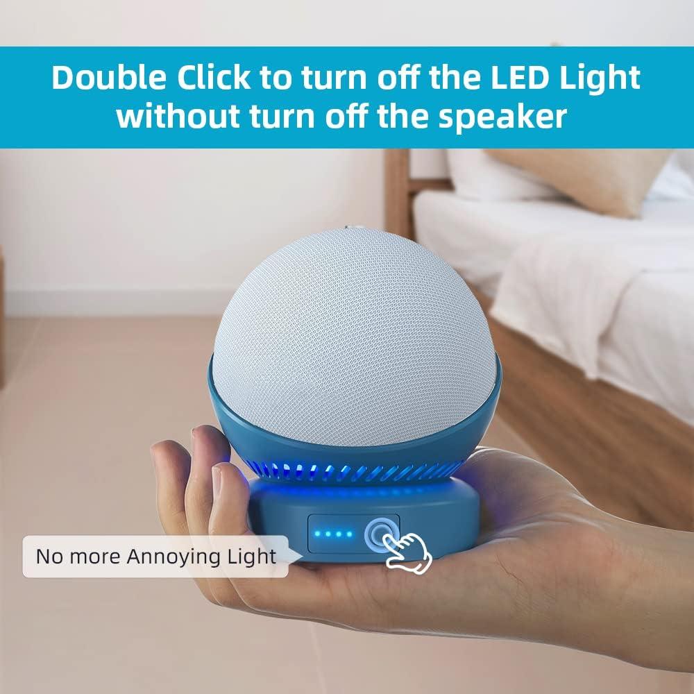 Base de Batería Liboer para Echo Dot 5ta y Homepod Mini Azul