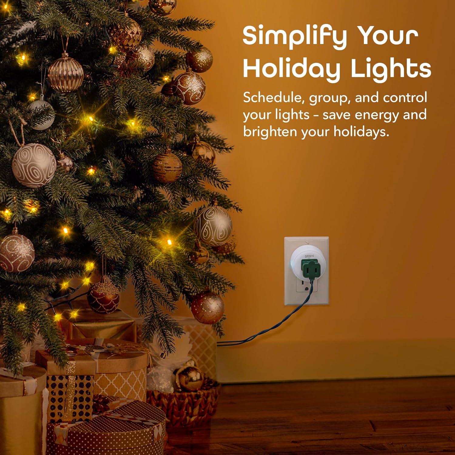 Enchufe Inteligente Geeni Dot Wi-Fi - Paquete de 2