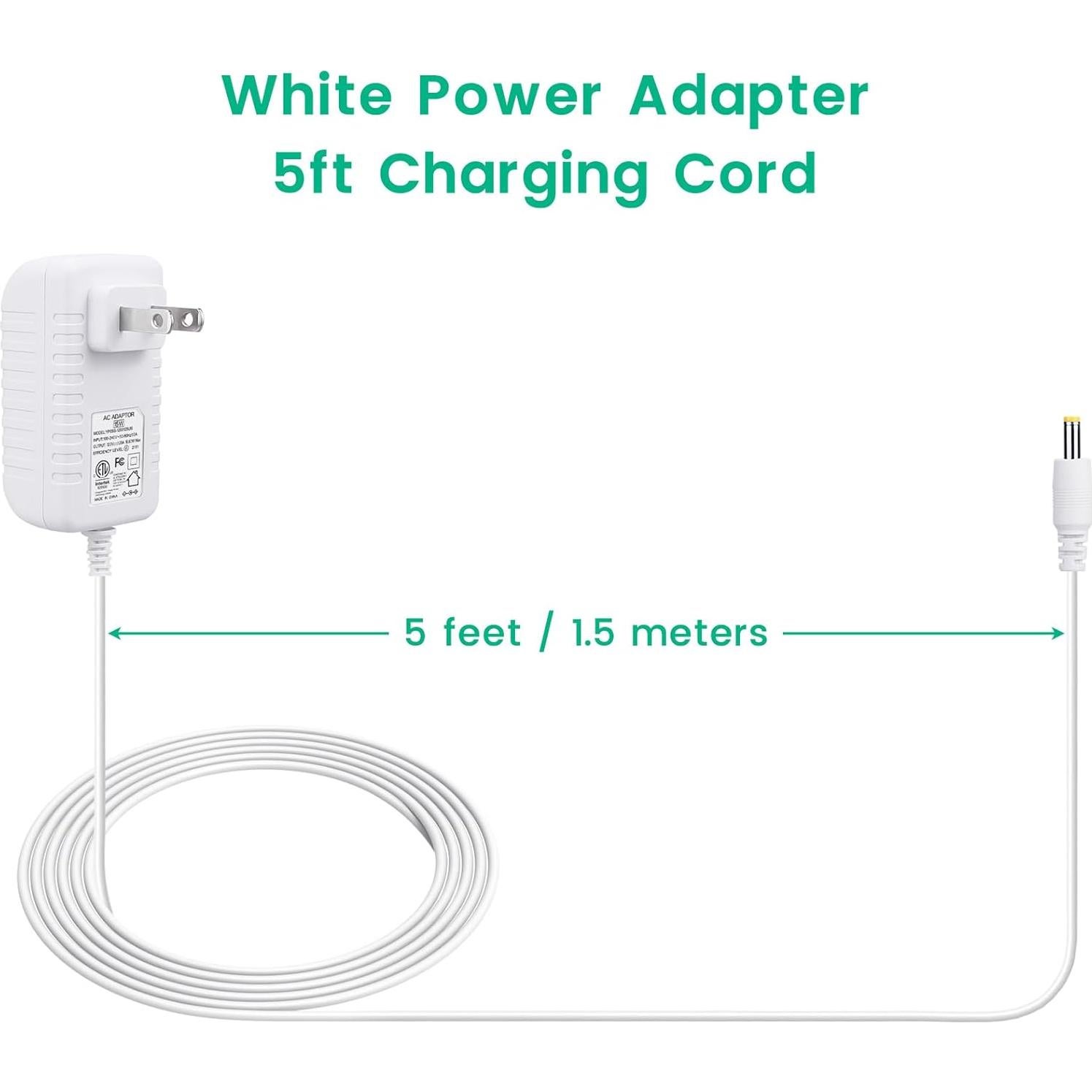 Adaptador de Corriente 15W Weishan para Echo Pop y Dot