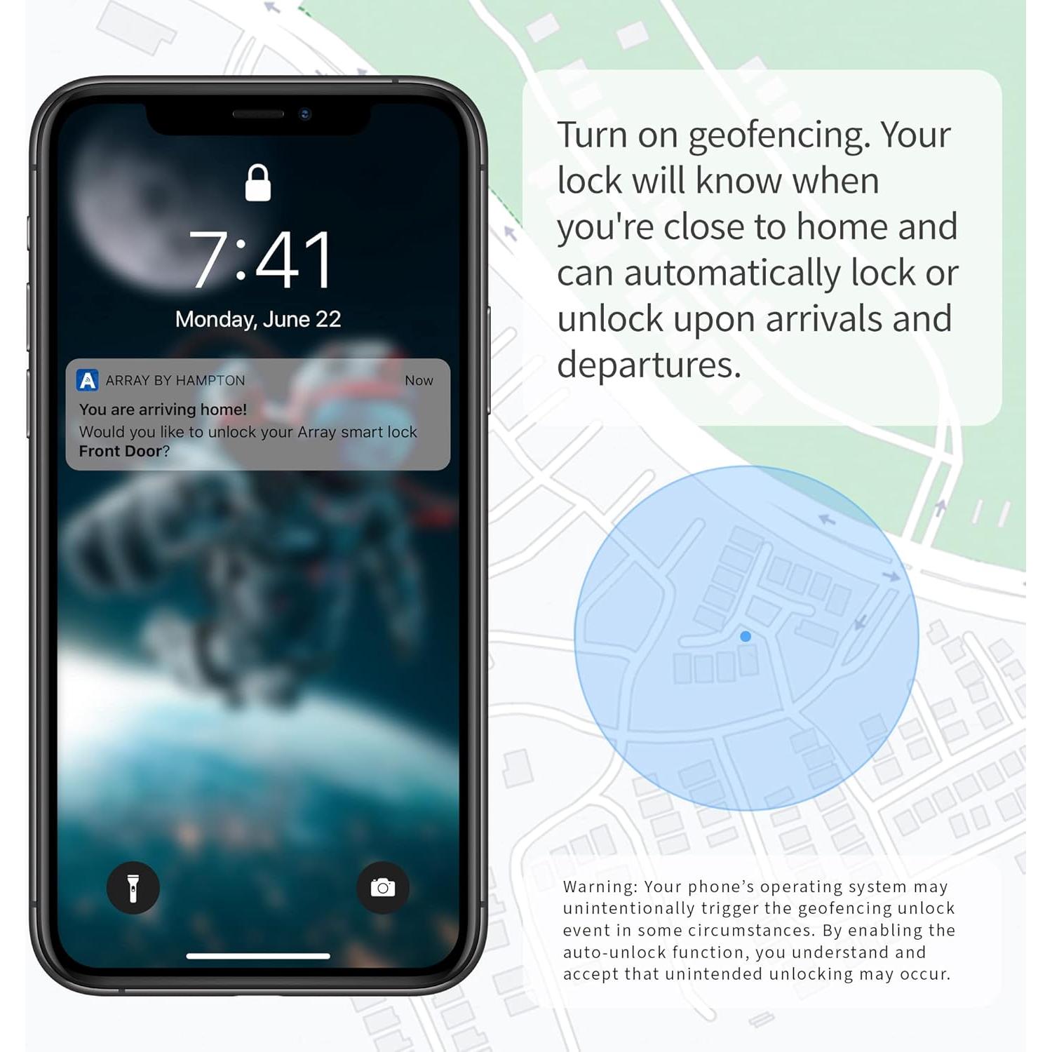 Cerradura Inteligente Barrington Array by Hampton WiFi Níquel