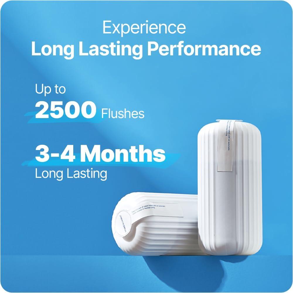 Limpiadores Automáticos de Inodoro Fresh & Fresh - 5 Botellas, 2500 Descargas