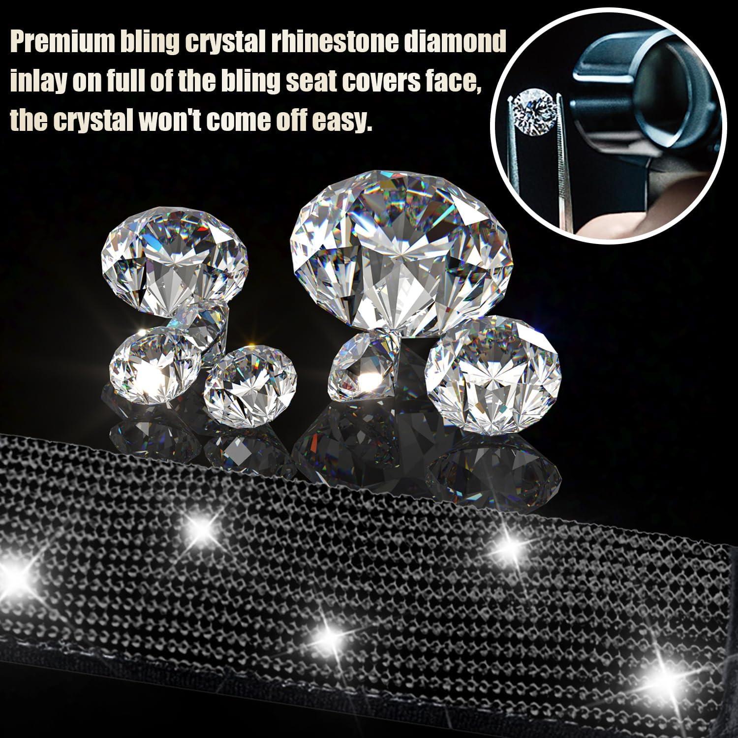 Cubiertas de Cinturón de Seguridad JDDRY 2Pcs Brillantes Negro