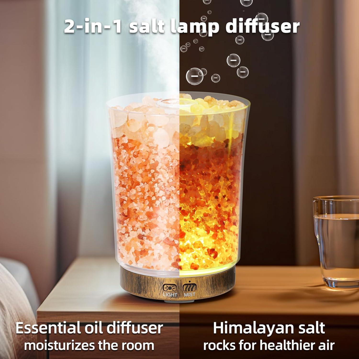 Difusor de Aceite Esencial DqBaoKuan 150ml Humidificador LED