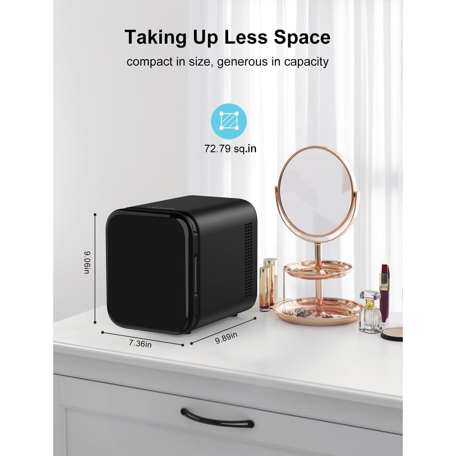 Mini Nevera CROWNFUL CF-MF01 4L Enfriador y Calentador