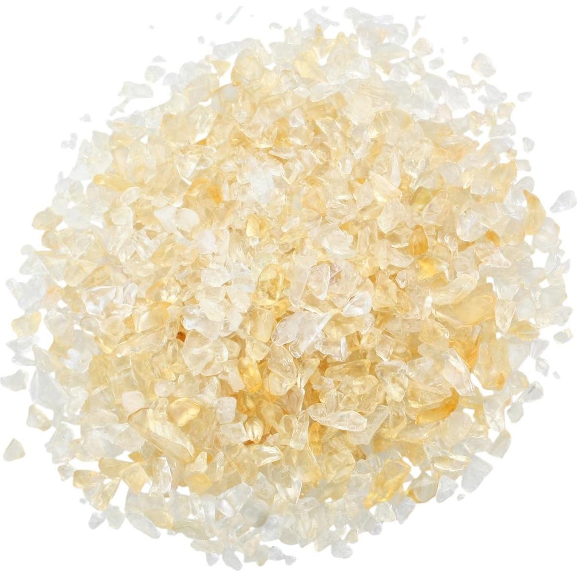 Almohada de Cristal Chakra Sacro Citrino SUNYIK 9.5x9.5cm