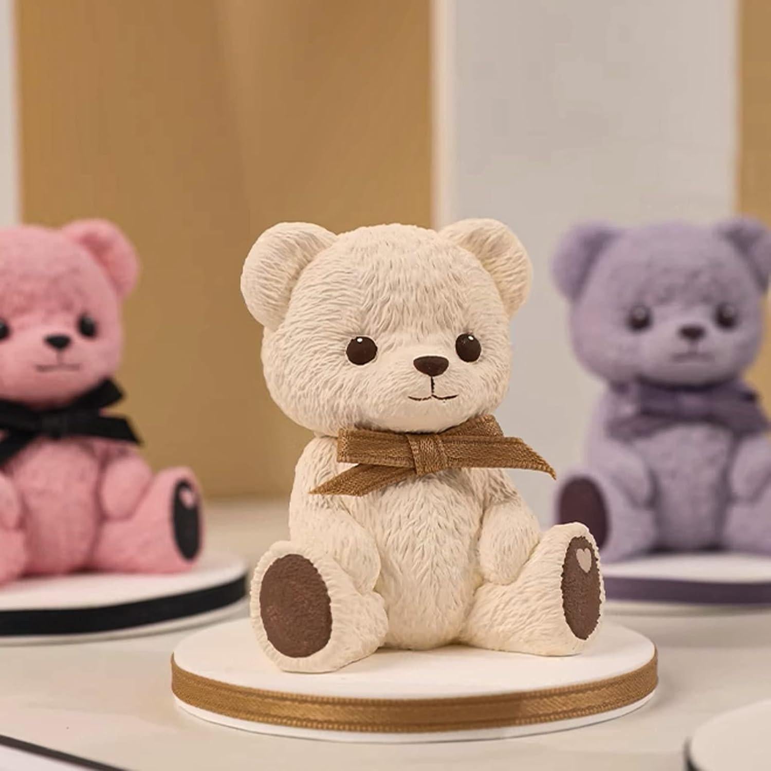 Moldes de Silicona Oso 2Pcs Japleed para Jabones y Velas