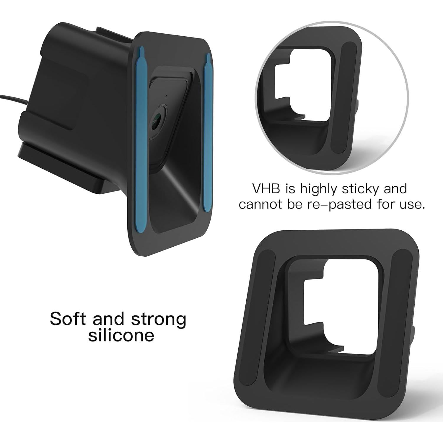 Soporte de Ventana MSAFF para Wyze Cam V3/V3 Pro - Negro