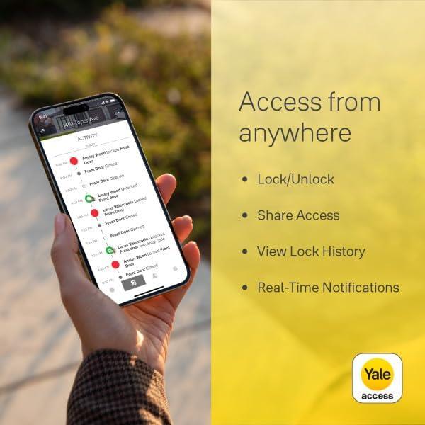 Cerradura Inteligente Yale Approach Biométrica Negra