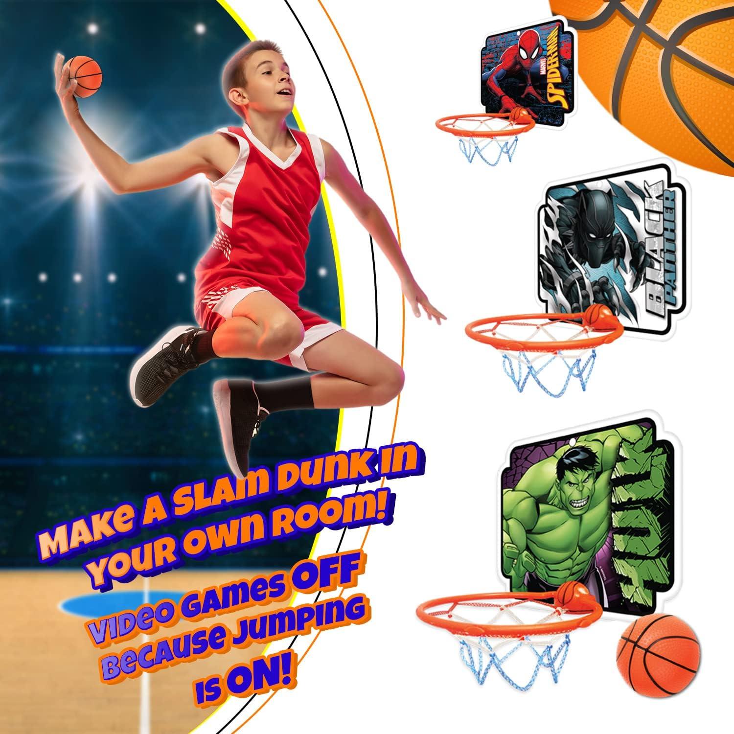 Aro de Baloncesto Mini JA-RU Spiderman con Pelota 10 cm