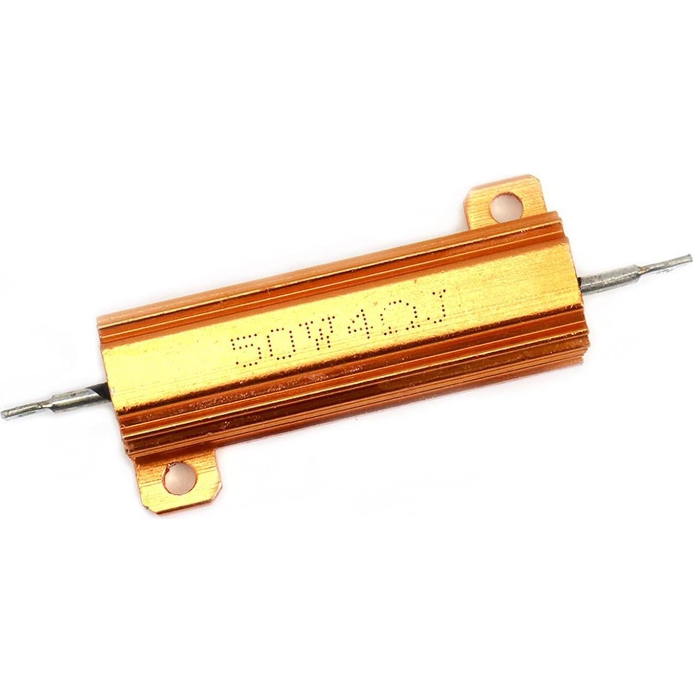 Resistor de Aluminio RX24 50W 4 Ohm - 4 Piezas