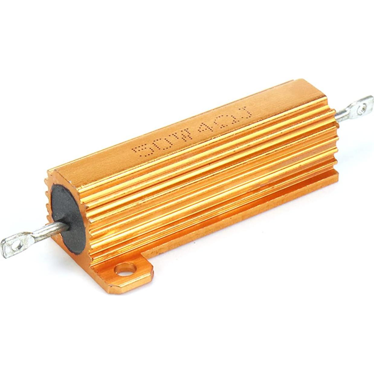Resistor de Aluminio RX24 50W 4 Ohm - 4 Piezas