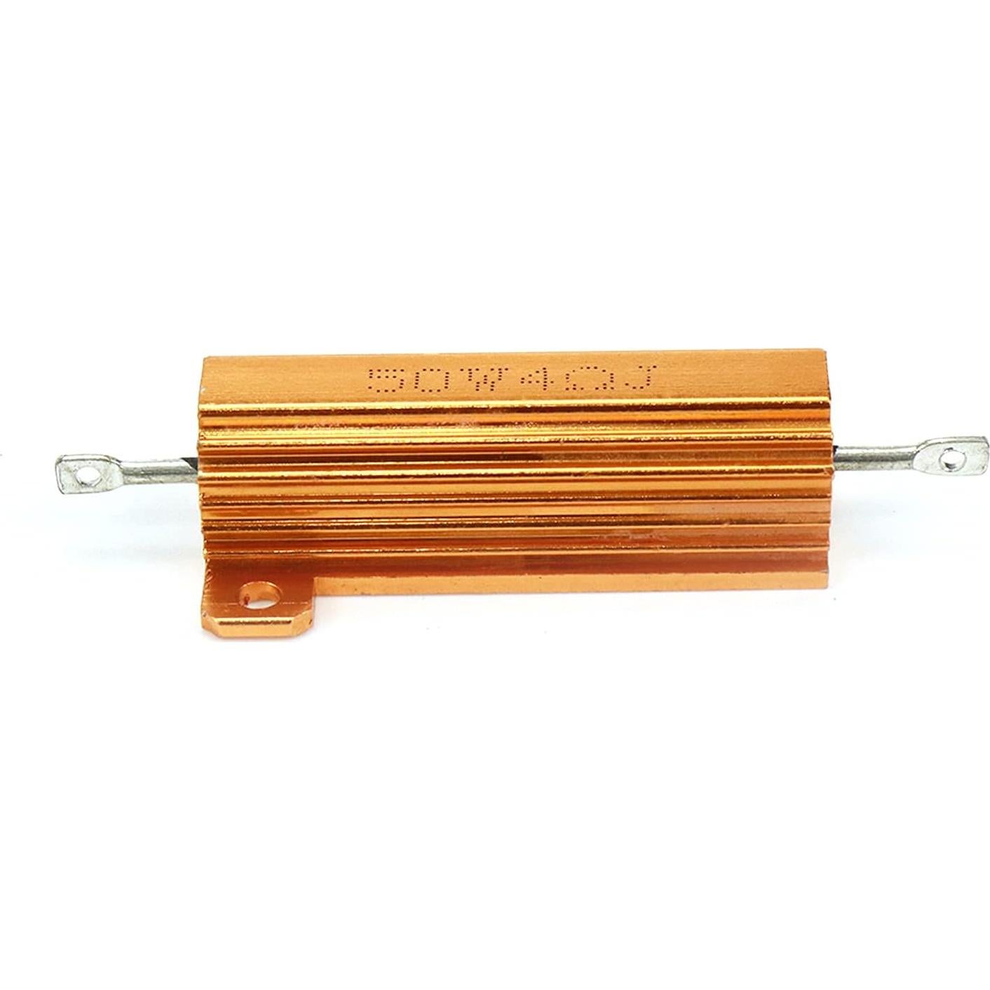 Resistor de Aluminio RX24 50W 4 Ohm - 4 Piezas