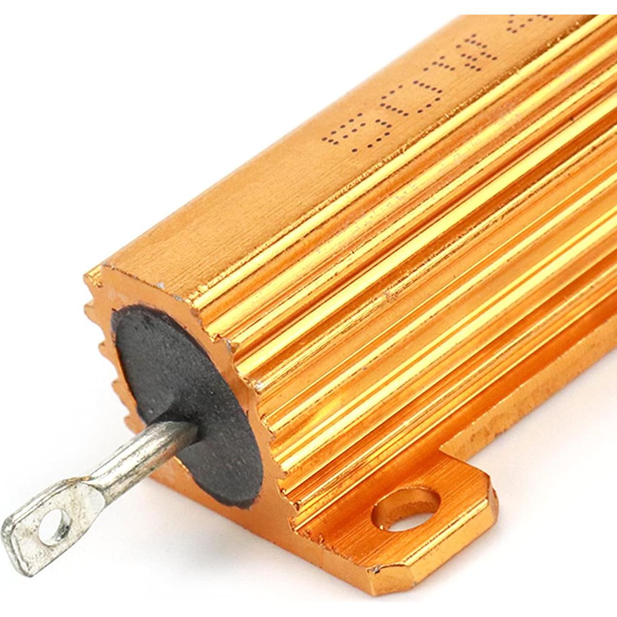 Resistor de Aluminio RX24 50W 4 Ohm - 4 Piezas