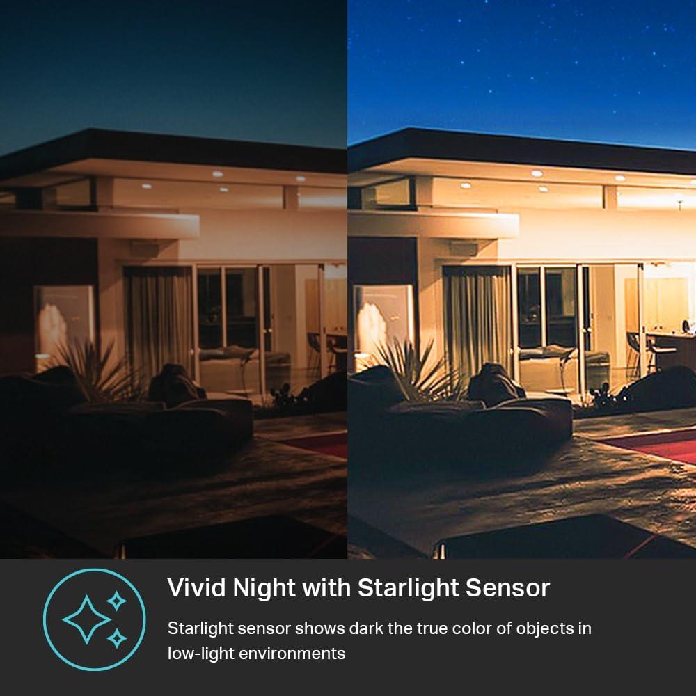 Cámara de Seguridad Kasa Smart 2K QHD Exterior IP65 KC420WS