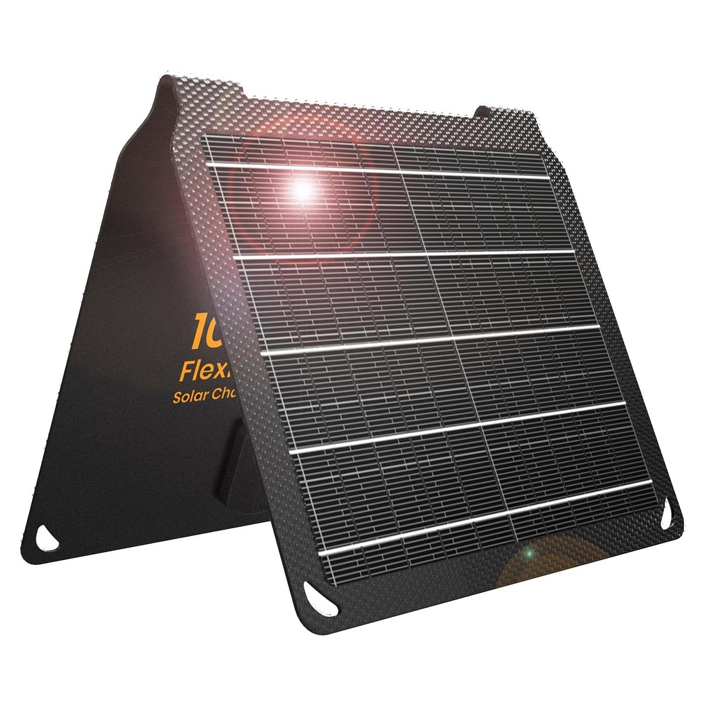Cargador Solar Plegable FlexSolar 10W USB para Camping