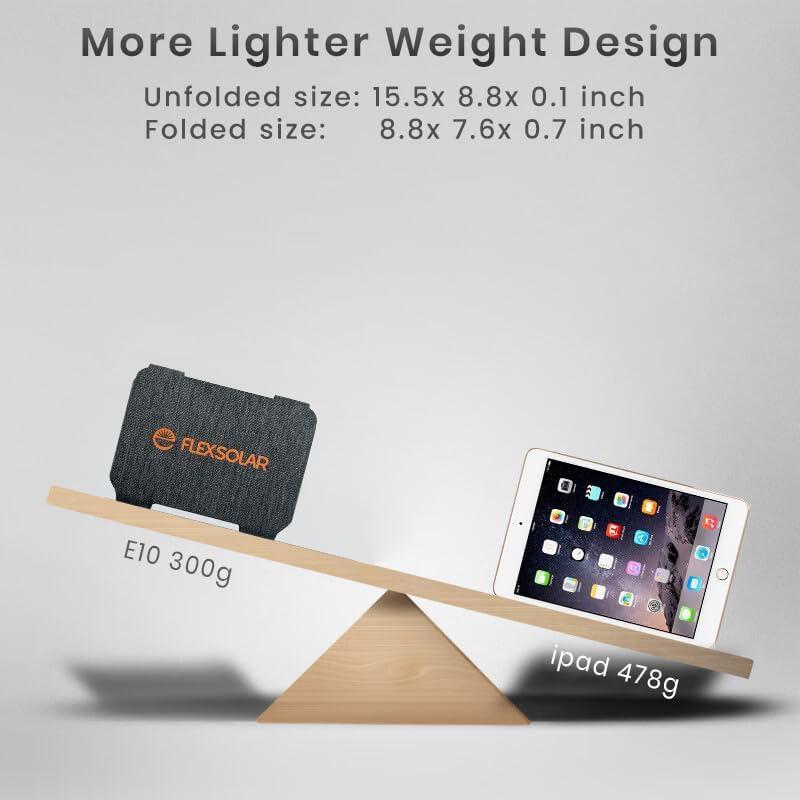 Cargador Solar Plegable FlexSolar 10W USB para Camping
