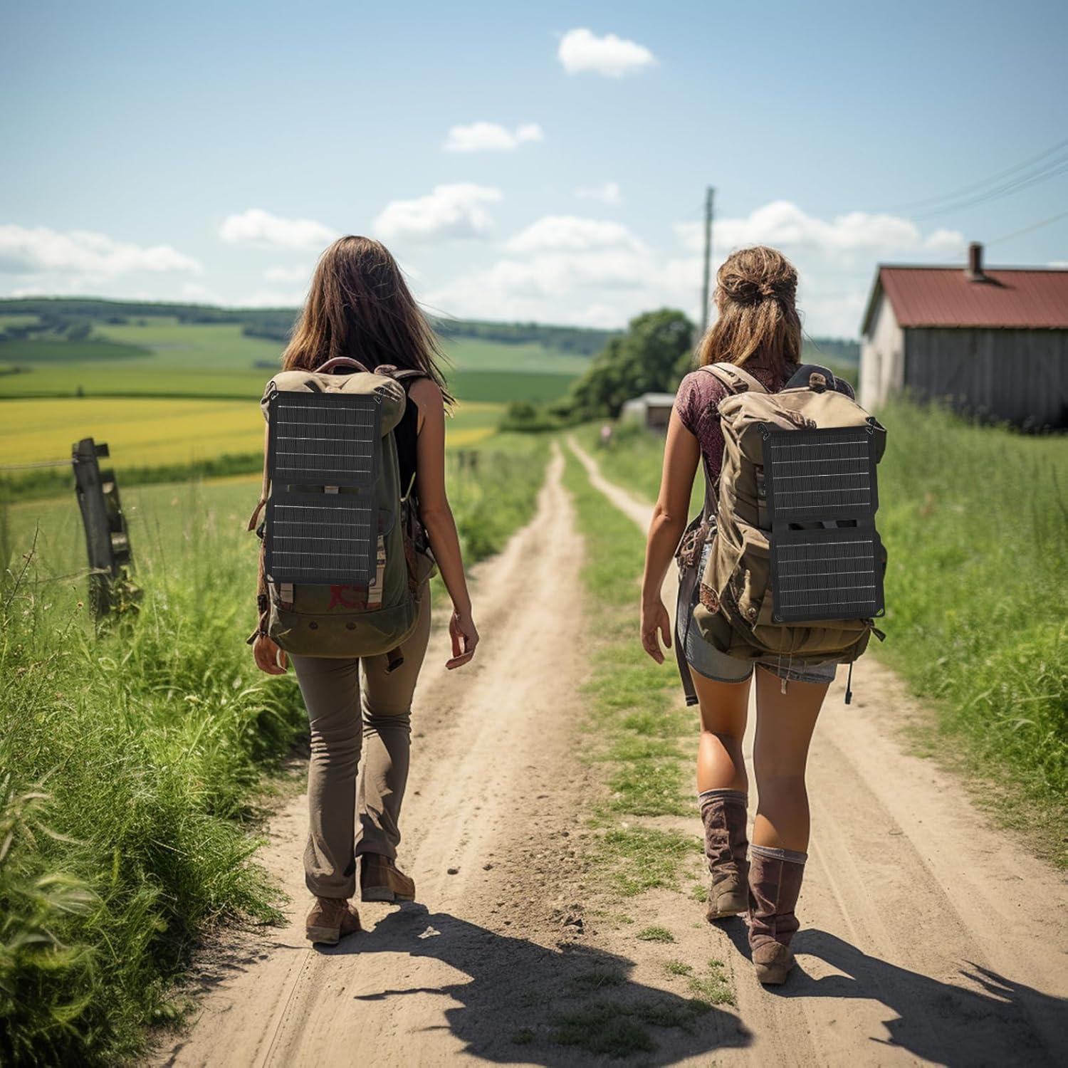 Cargador Solar Plegable FlexSolar 10W USB para Camping