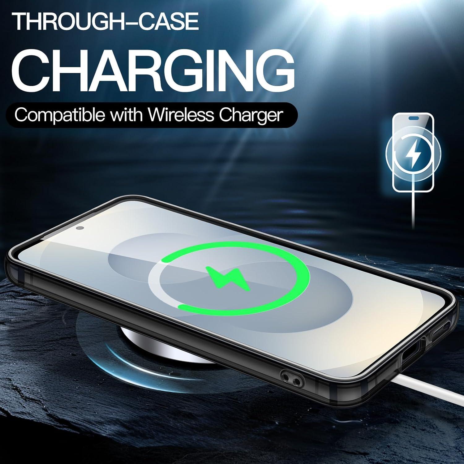 Funda JETech para Samsung Galaxy S25 5G Antigolpes Negra