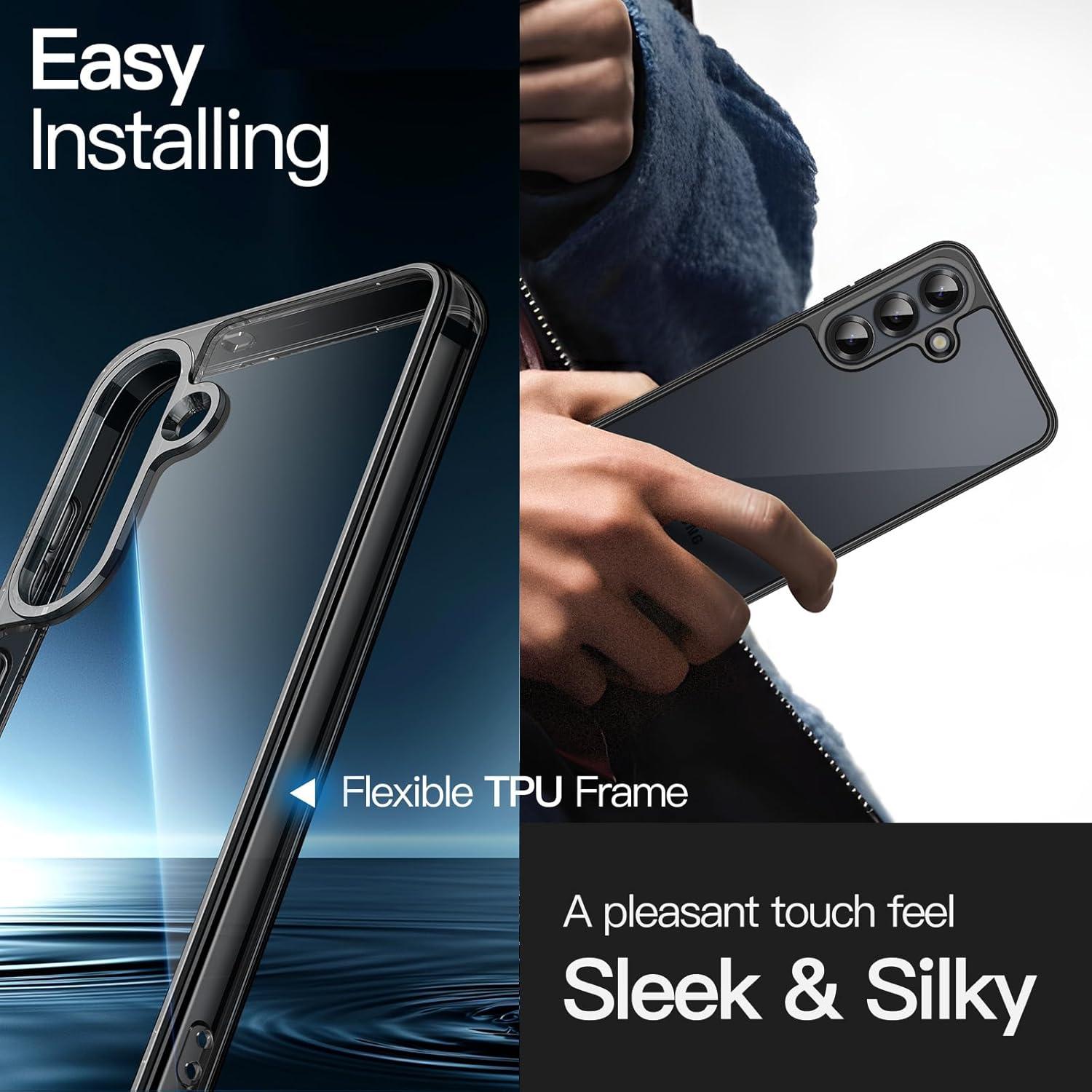 Funda JETech para Samsung Galaxy S25 5G Antigolpes Negra