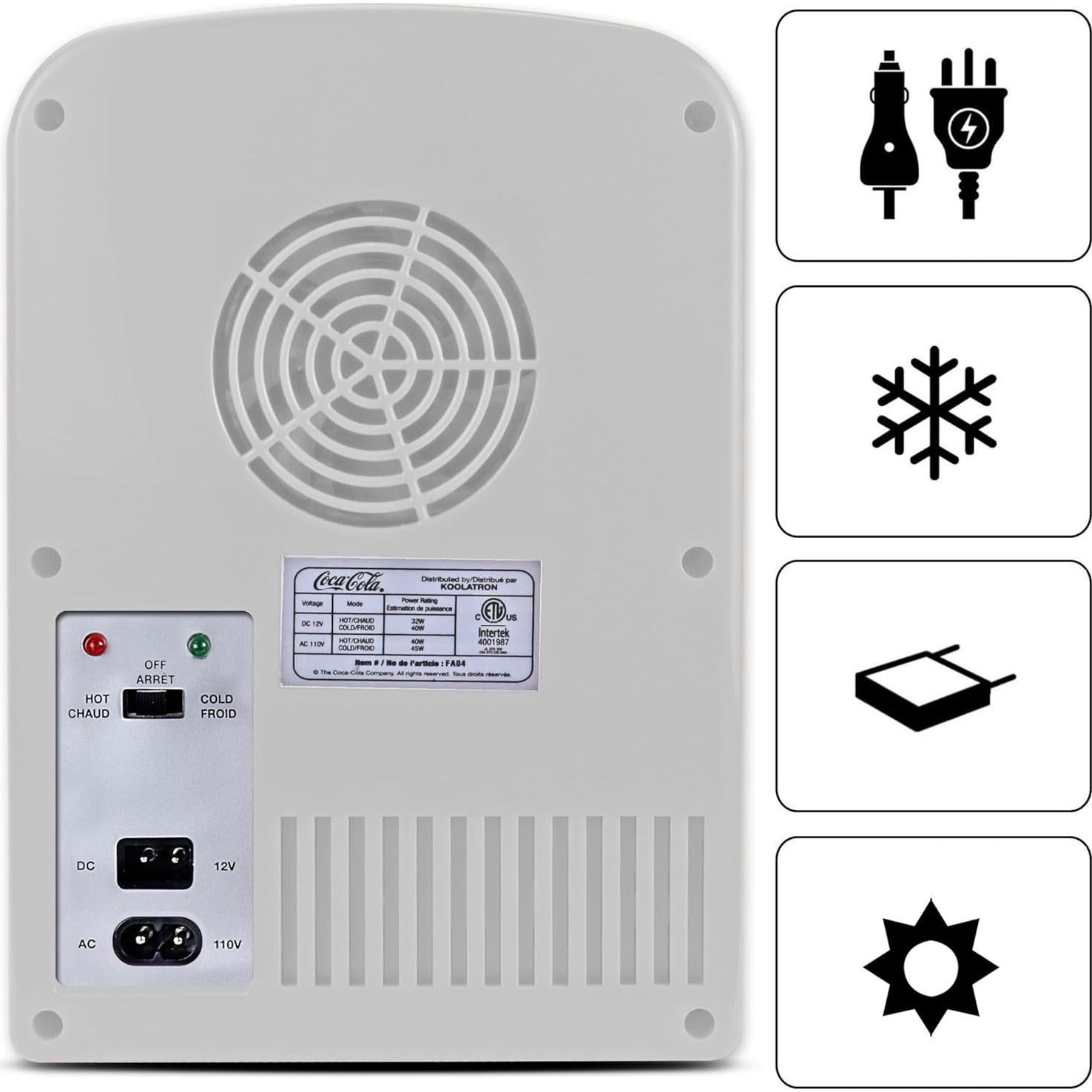 Refrigerador Mini Koolatron DC04-MF 4L Portátil Gris