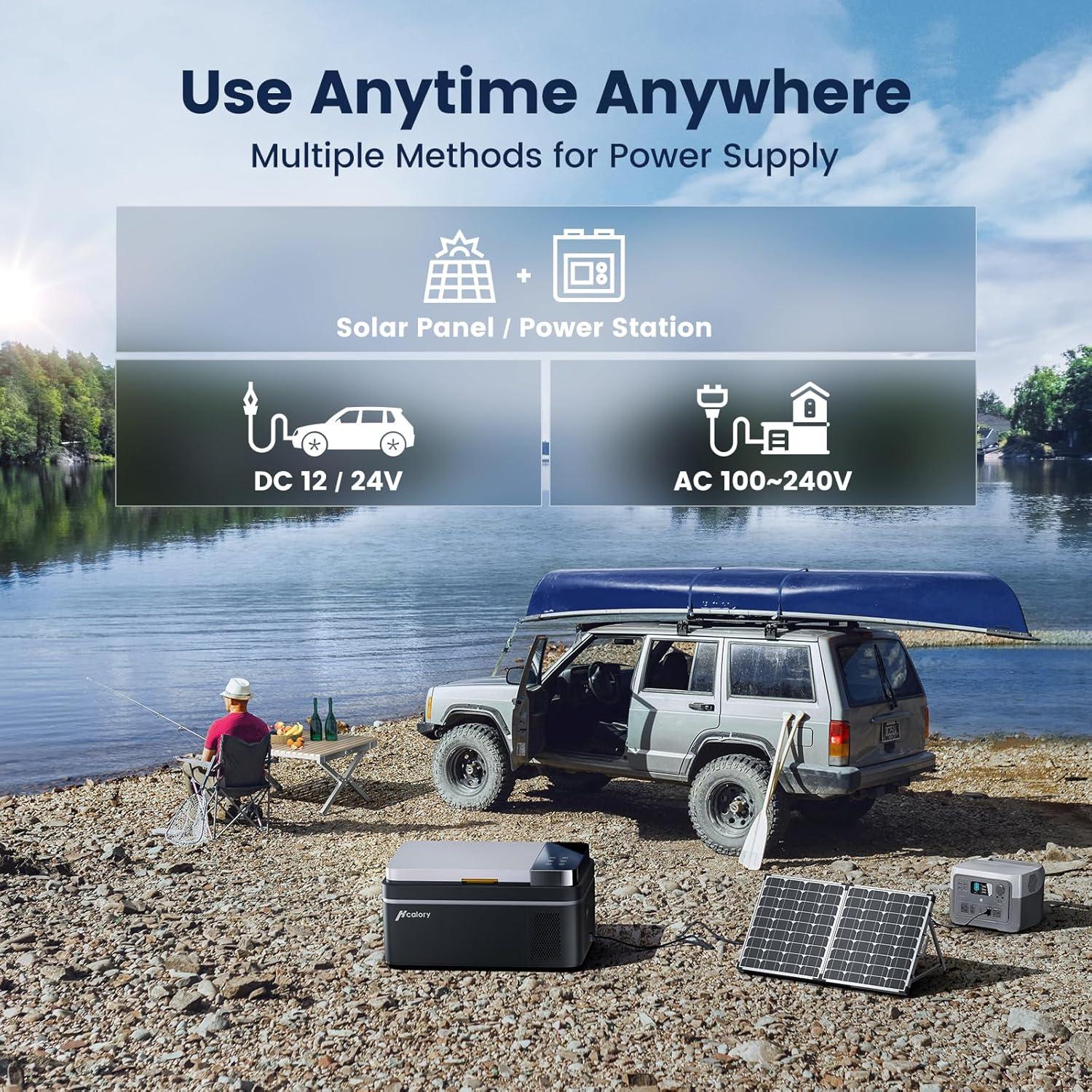 Refrigerador de Coche HCALORY 22QT 12V Congelador Portátil