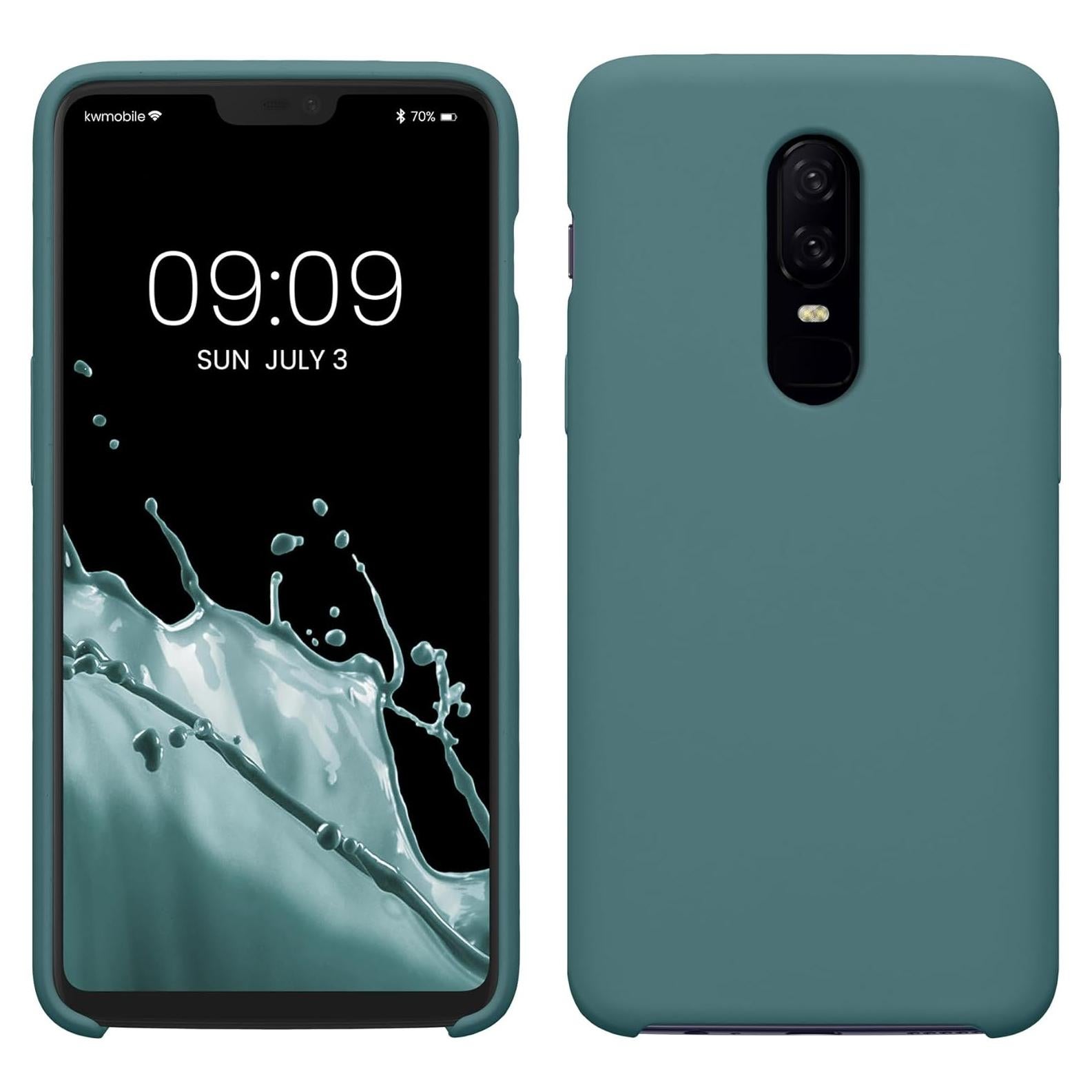 Funda de Silicona TPU kwmobile para OnePlus 6 - Noche Ártica