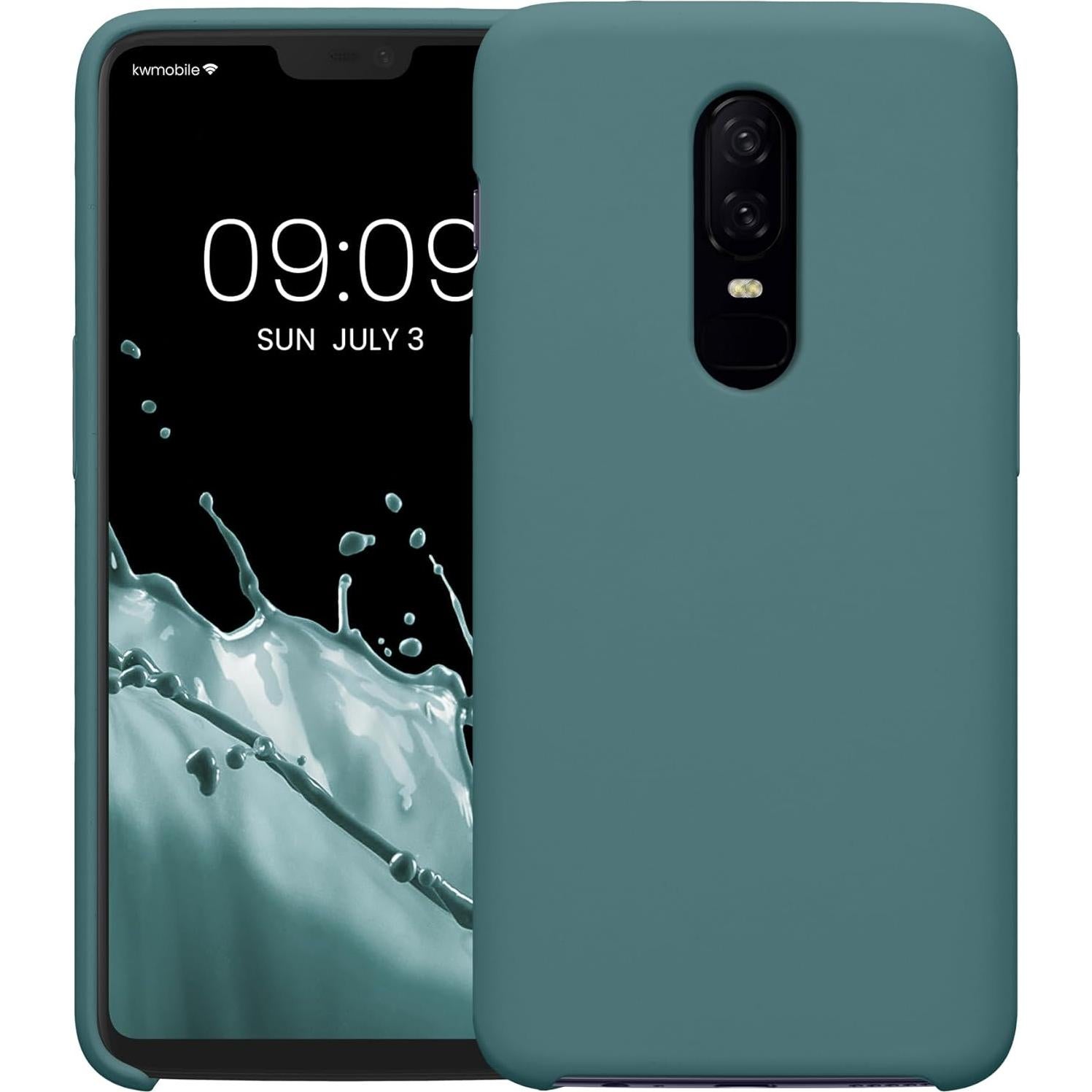 Funda de Silicona TPU kwmobile para OnePlus 6 - Noche Ártica