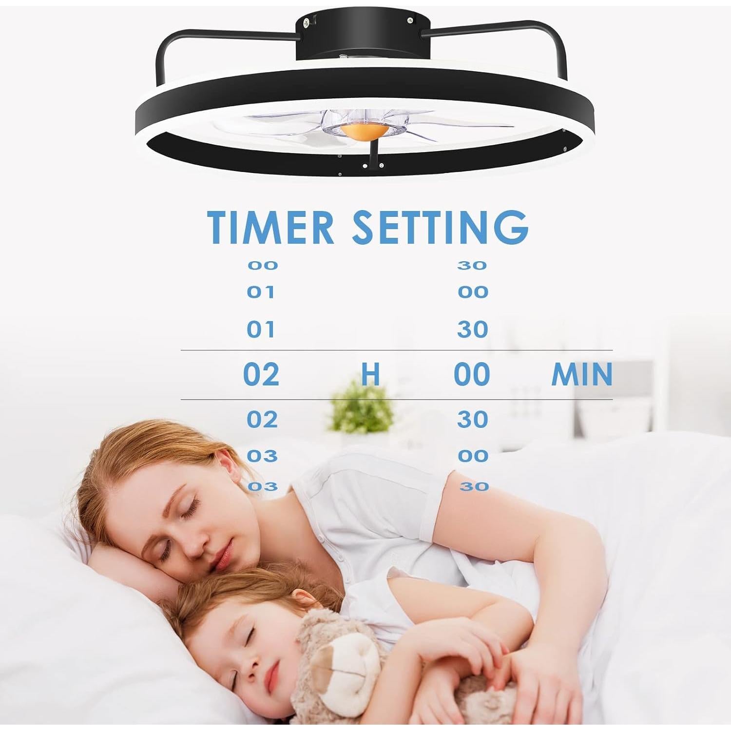 Ventilador de Techo Mpayel B7801 Sin Aspas 50.8 cm Control Remoto