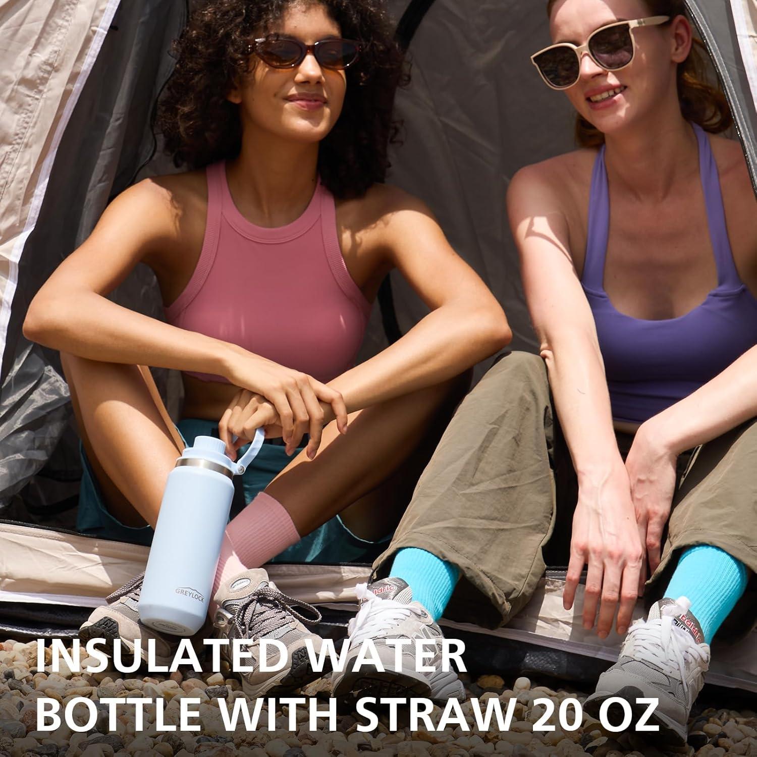 Botella de Agua Aislada Greylock 24 oz Acero Inoxidable