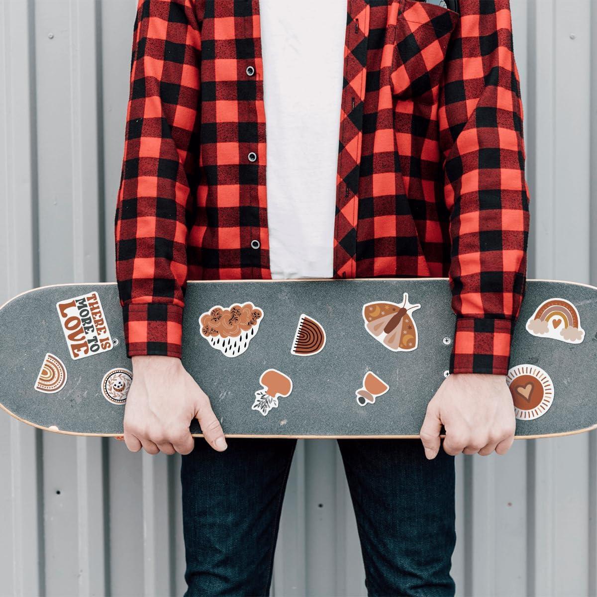 Pack de 50 Stickers Estéticos Impermeables ZULUVINYL 5.3cm