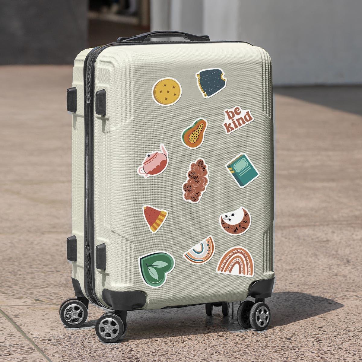 Pack de 50 Stickers Estéticos Impermeables ZULUVINYL 5.3cm