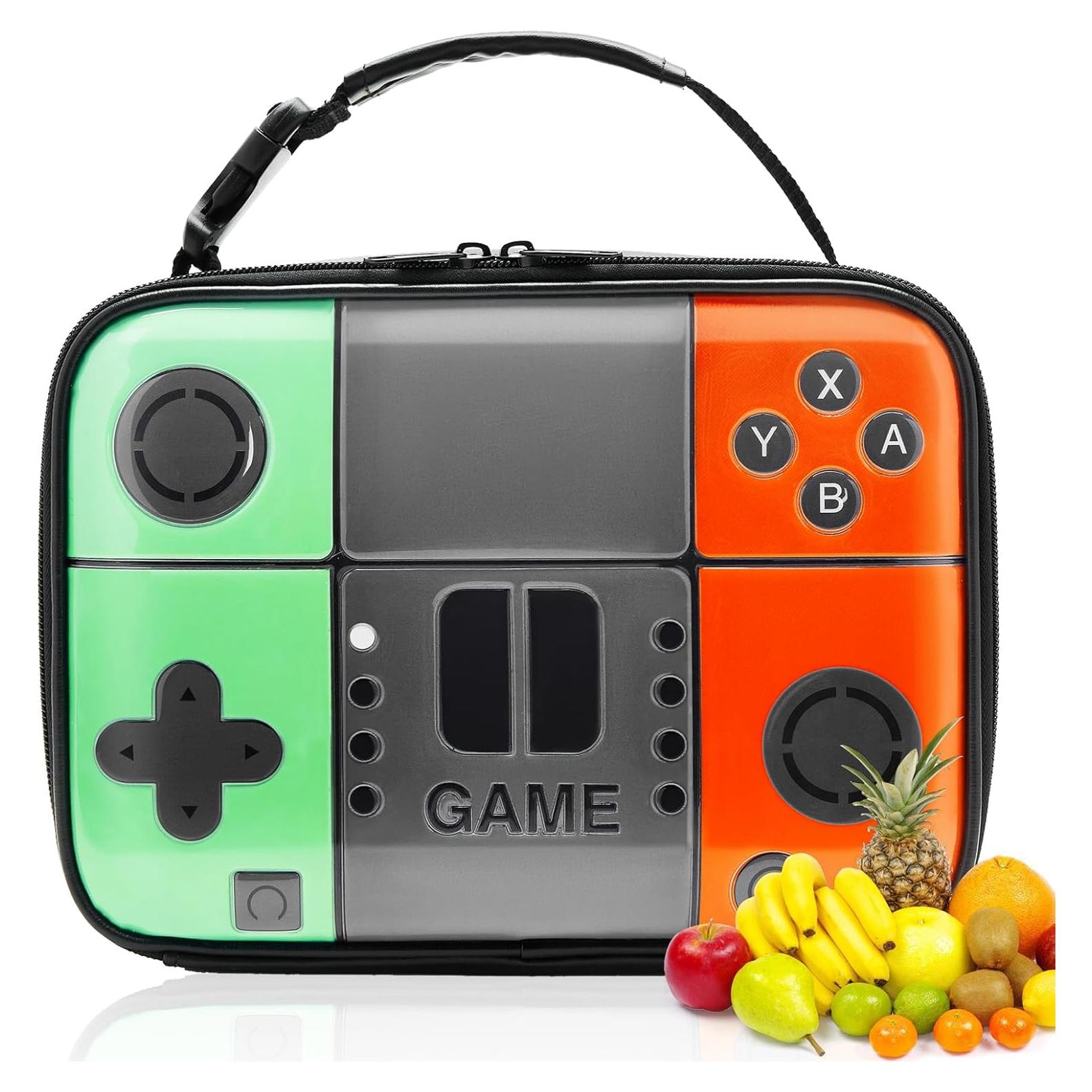 Lonchera Aislada Hairao para Niños Verde/Naranja 3750cc