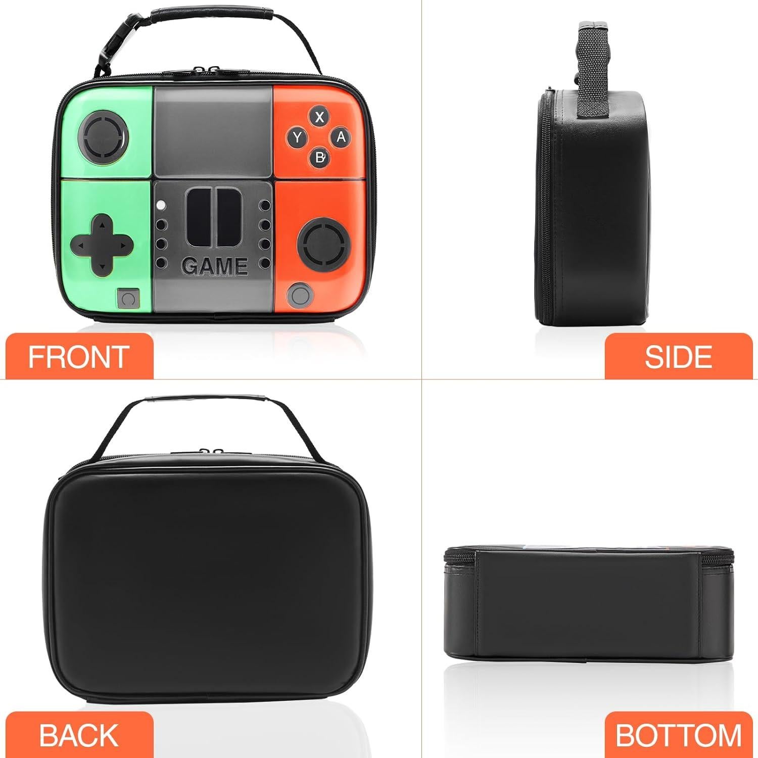 Lonchera Aislada Hairao para Niños Verde/Naranja 3750cc