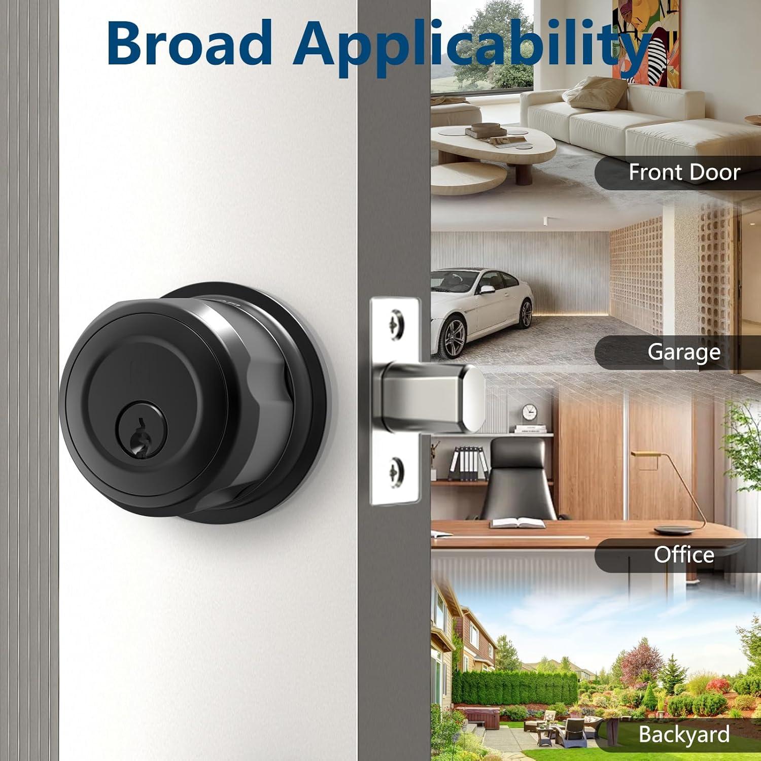 Cerradura Inteligente GeekTale F08 Huella Dactilar Negra