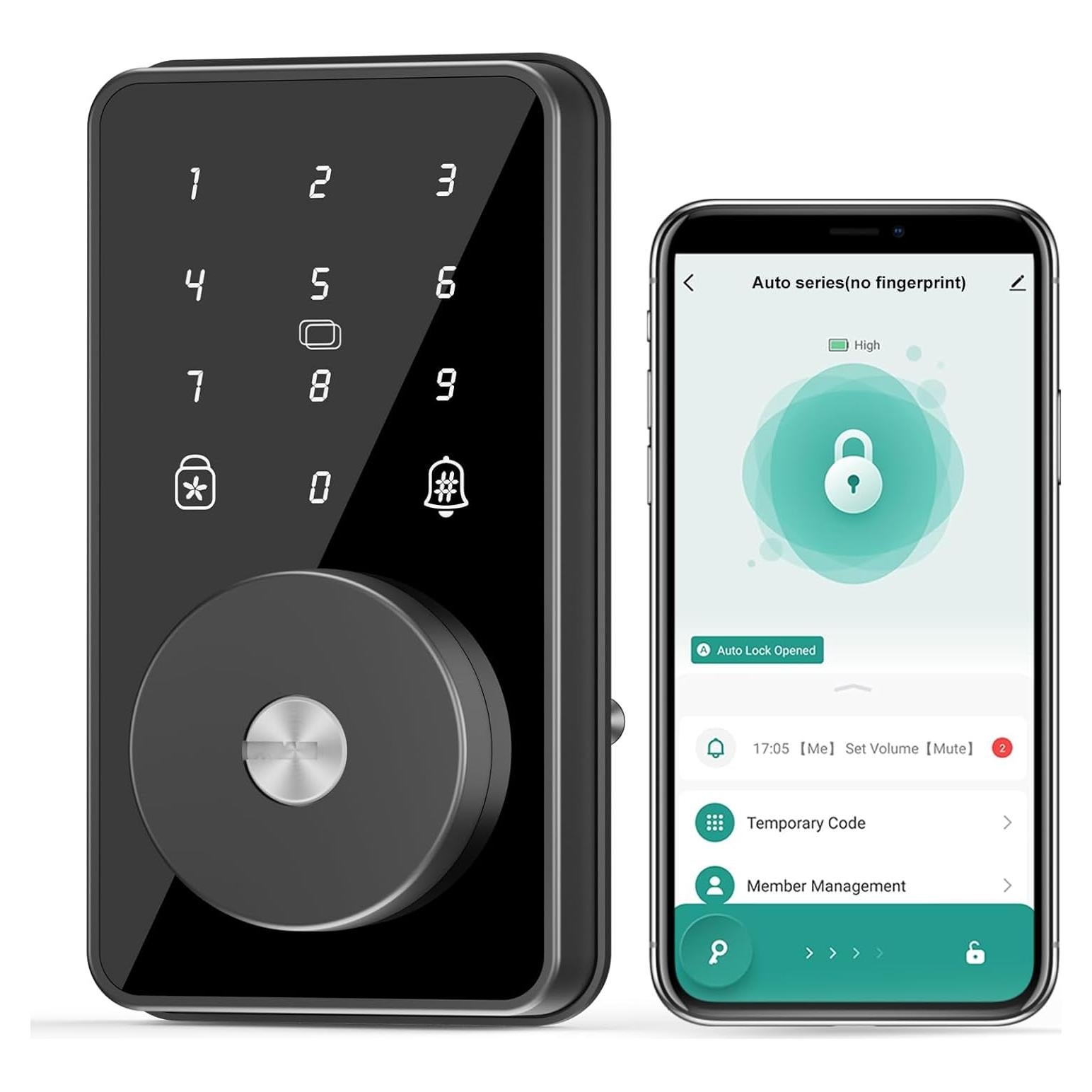 Cerradura Inteligente MOUSETRO ZN-S01 Bluetooth 4 en 1