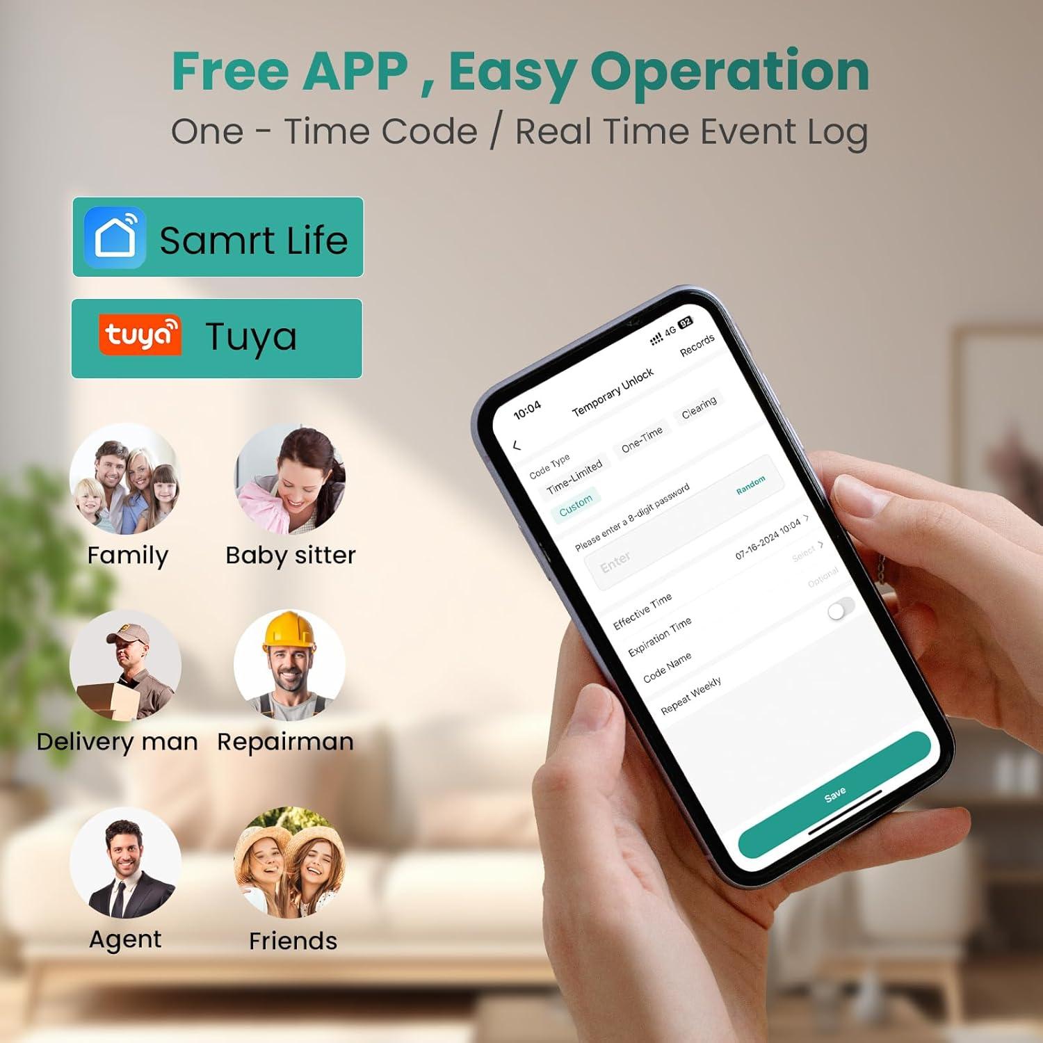 Cerradura Inteligente MOUSETRO ZN-S01 Bluetooth 4 en 1