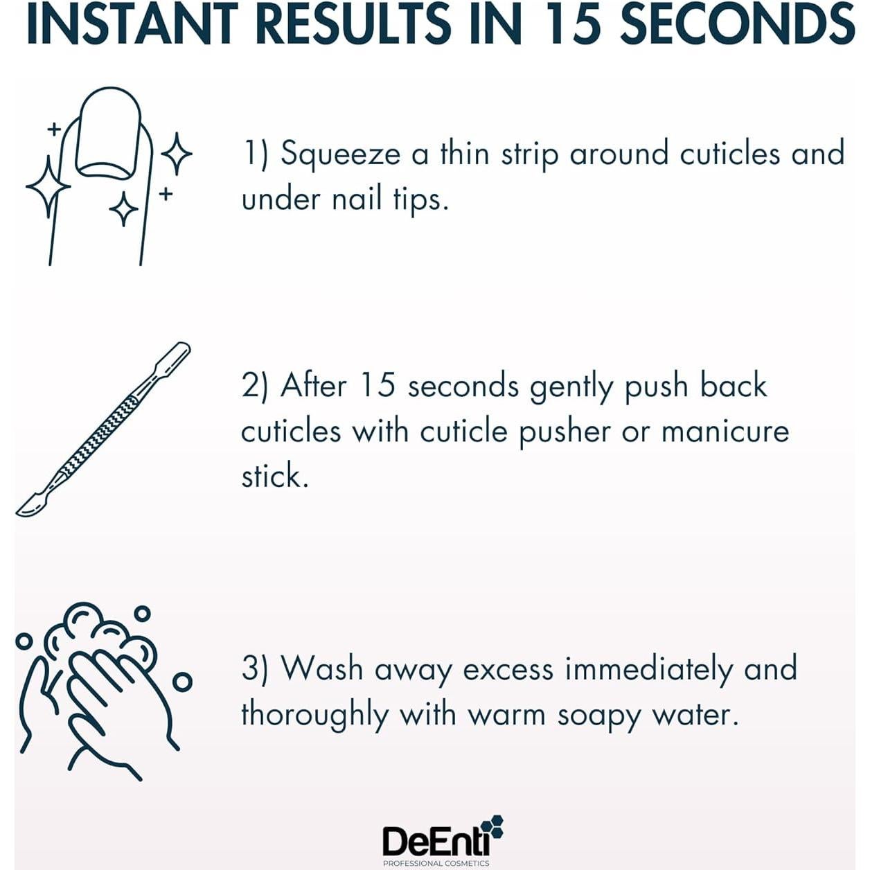 Gel Removedor de Cutículas DeEnti 8oz - Suavizante Profesional