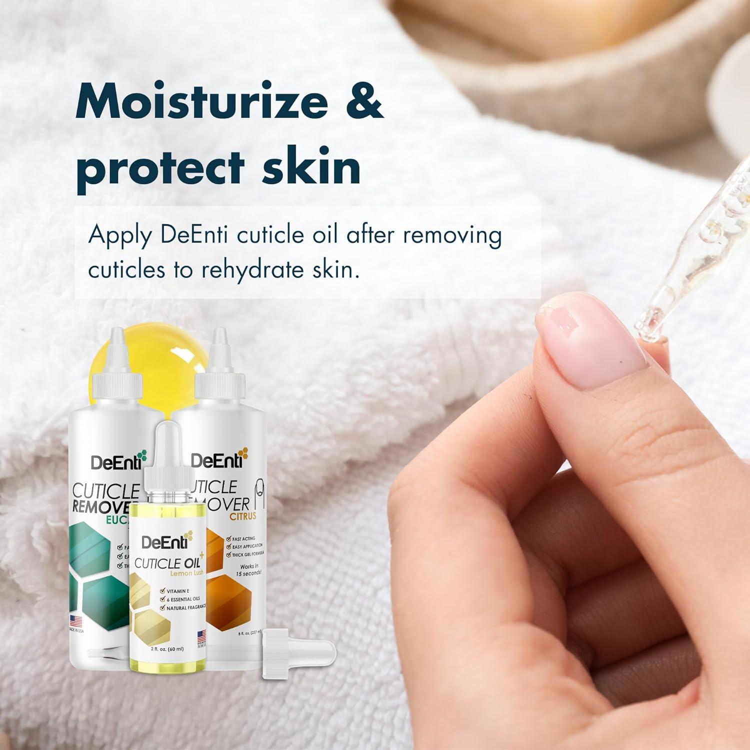 Gel Removedor de Cutículas DeEnti 8oz - Suavizante Profesional