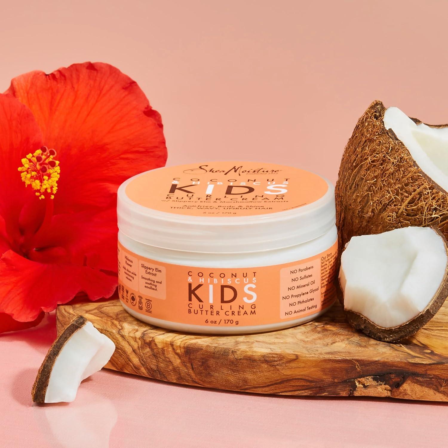 Crema para Rizos SheaMoisture Coco y Hibisco Niños 170 g