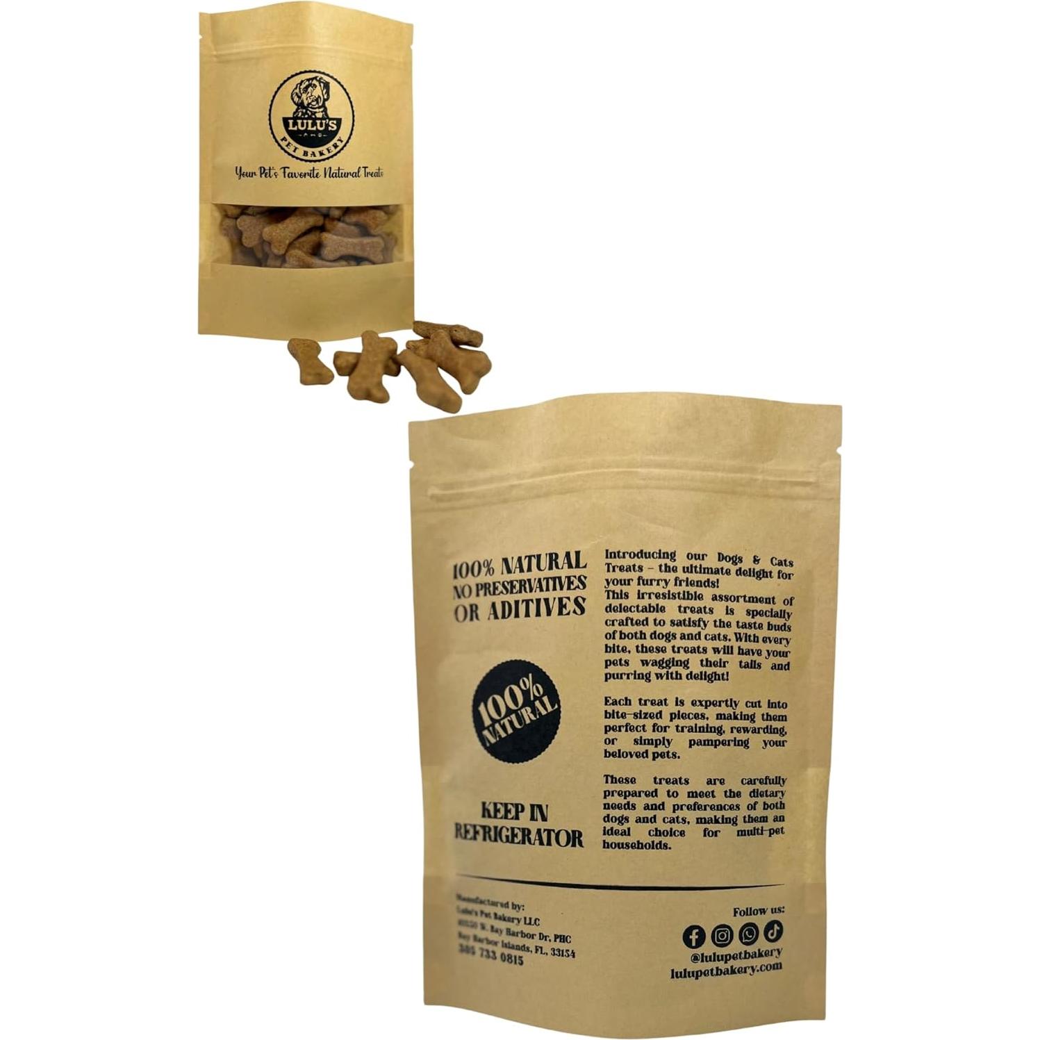 Golosinas Naturales para Mascotas Lulu - Plátano 142g - Grado Humano